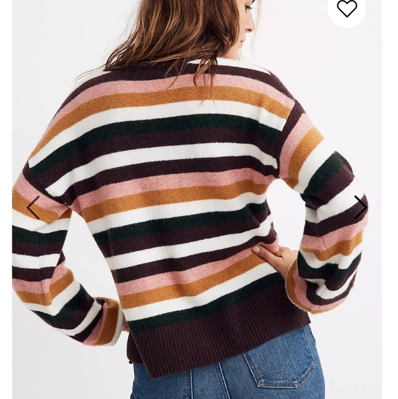 Madewell Striped Payton Pullover Size XS - Picture 3 of 8